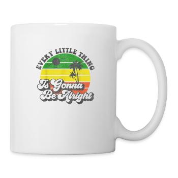 Jedes kleine Ding wird in Ordnung sein Jamaika - Tasse - Weiß - Rechts
