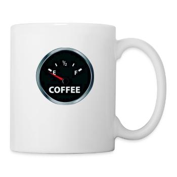 Carburant de café - Mug blanc - blanc - Droite