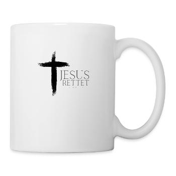 Jesus Rettet - Tasse - Weiß - Rechts