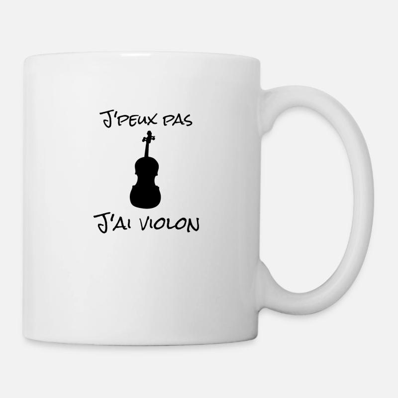 J'peux pas j'ai Violon - Mug blanc - blanc