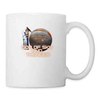 Zeus/Jupiter - God of Sky and Thunder - Tasse - Weiß - Rechts
