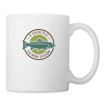 PÊCHE SALMON SEASON - Mug blanc - blanc - Droite