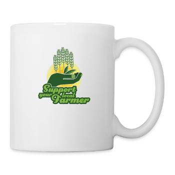 Nachhaltig leben - Tasse - Weiß - Rechts