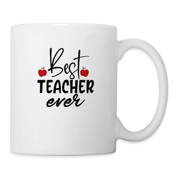 Meilleur professeur de tous les temps - Mug blanc - blanc - Droite