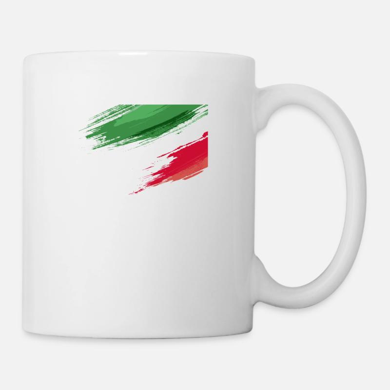 Italian flag - Mug - white