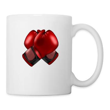 Boxhandschuhe 4 - Tasse - Weiß - Rechts