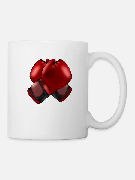 Boxhandschuhe 4 - Tasse - Weiß