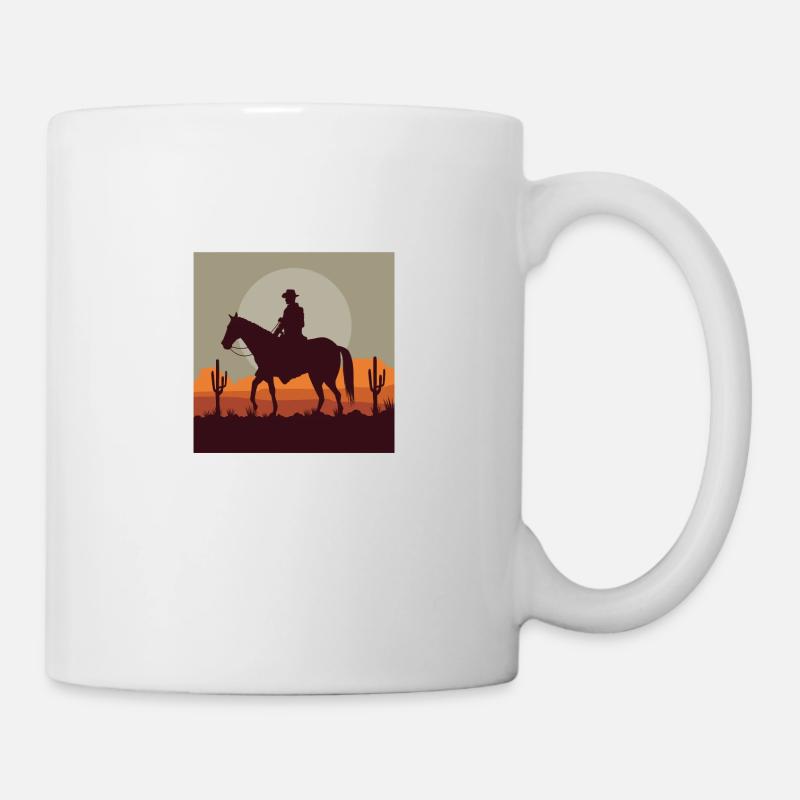 Western riders - Mug - white