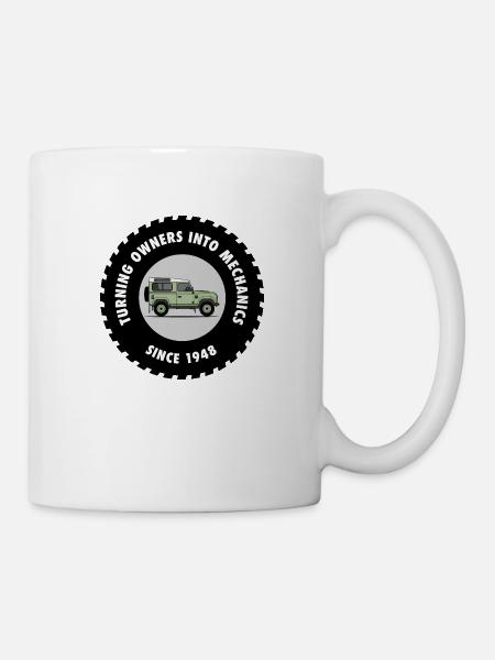 Defender Mechanics - Tasse - Weiß
