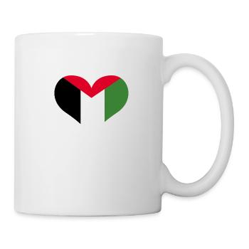 aimer la Palestine - Mug blanc - blanc - Droite