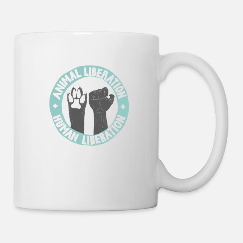 Libération animale - Mug blanc - blanc