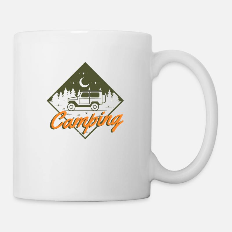 Camping Adventure 2021 - Mug blanc - blanc