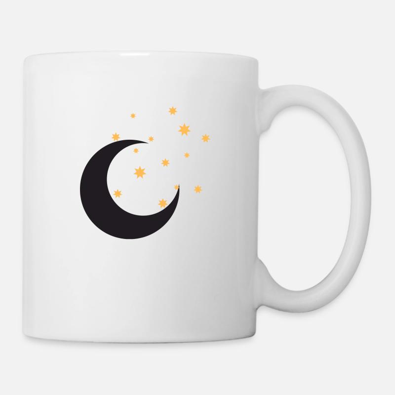 lune et Etoiles pour dormir - Mug blanc - blanc