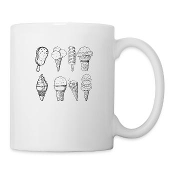 National Ice Cream Day Third Sunday in July - Mug - white - Right