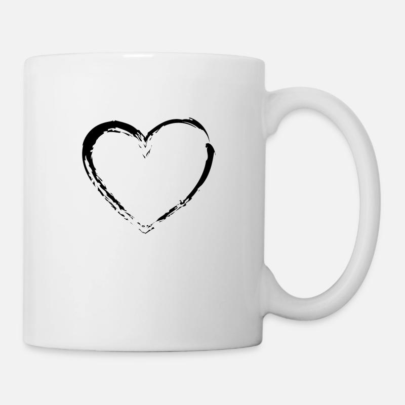111COEUR 1 - Mug blanc - blanc