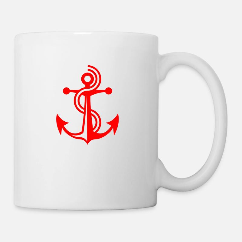 Anker - Tasse - Weiß