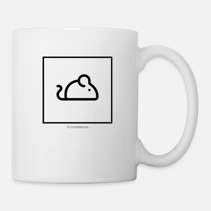 housemaus - Tasse - Weiß
