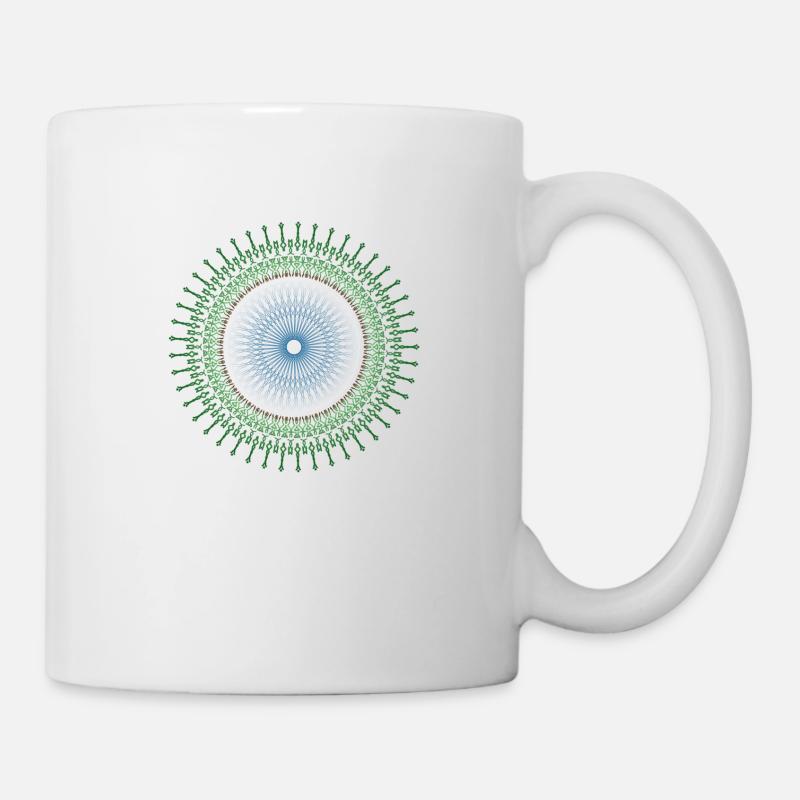 Mandala - Tasse - Weiß