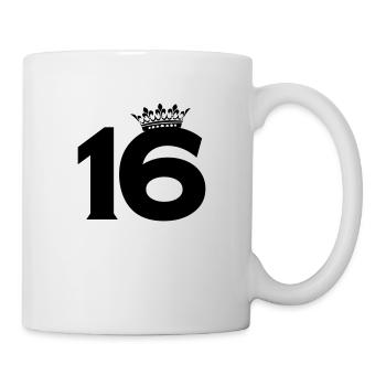 16 krone - Tasse - Weiß - Rechts
