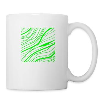 jungle line pattern - Mug - white - Right