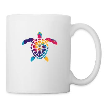 Hawaiian Turtle - Mug blanc - blanc - Droite