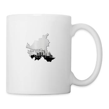 Hamburg Skyline - Tasse - Weiß - Rechts