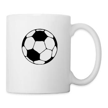 soccer - Mug blanc - blanc - Droite