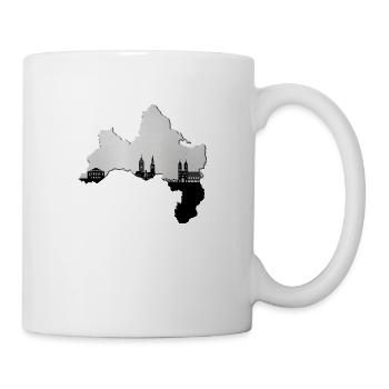 Freiburg Skyline - Tasse - Weiß - Rechts