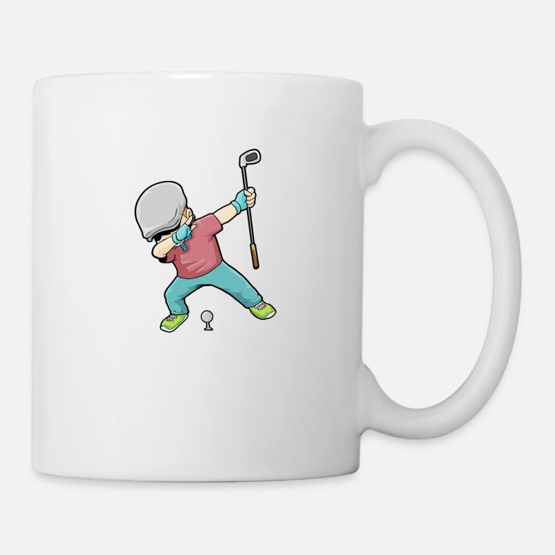 Dab Golf Tupfen Golf Golf Golfer - Tasse - Weiß