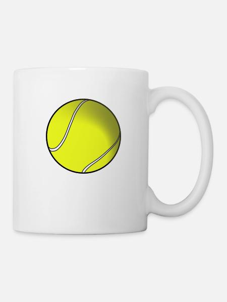 Tennisball - Tasse - Weiß