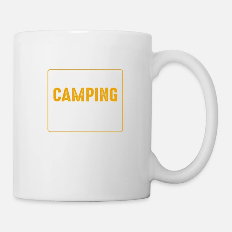 Last clean Camping Shirt - Tasse - Weiß
