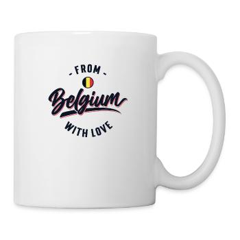 From Belgium with love - Mug blanc - blanc - Droite