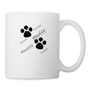 Dogs Paws Girl Boy and Baby Sweater - Mug - white - Right