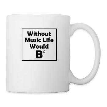 Musik Music - Tasse - Weiß - Rechts