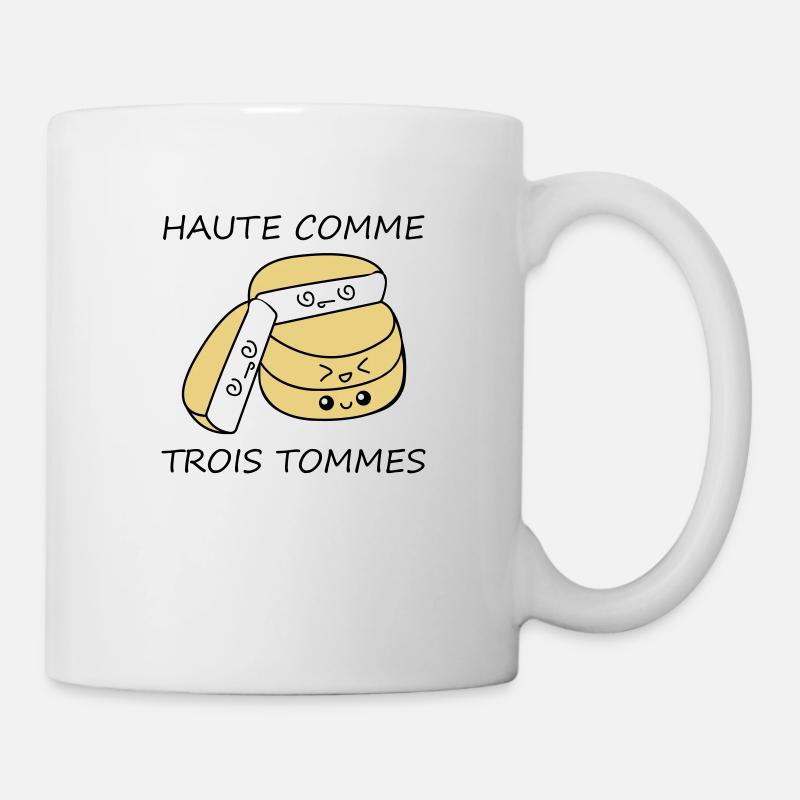 Haute comme trois tommes - Mug blanc - blanc