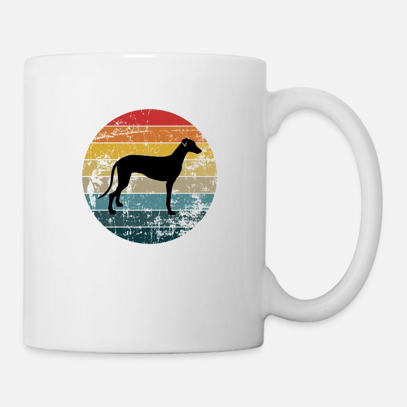 Windhund - Tasse - Weiß
