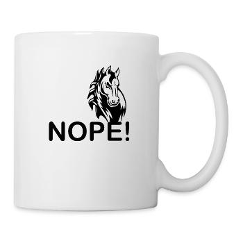 Pferd - Tasse - Weiß - Rechts