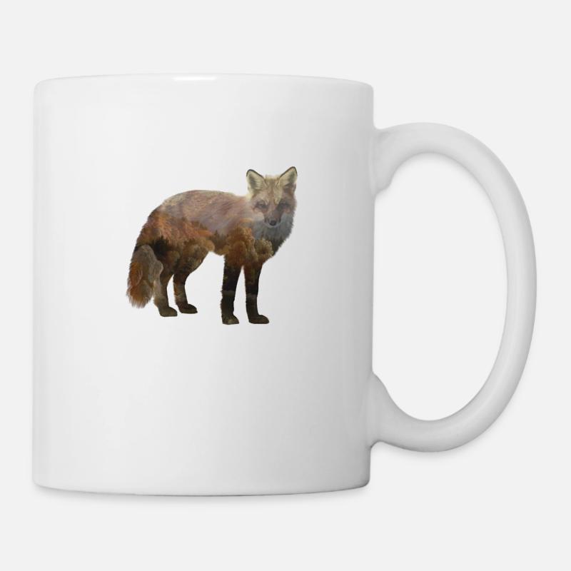 Fuchs - Tasse - Weiß