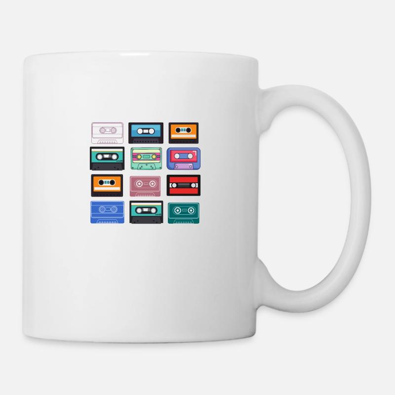 Cassettes - Mug blanc - blanc