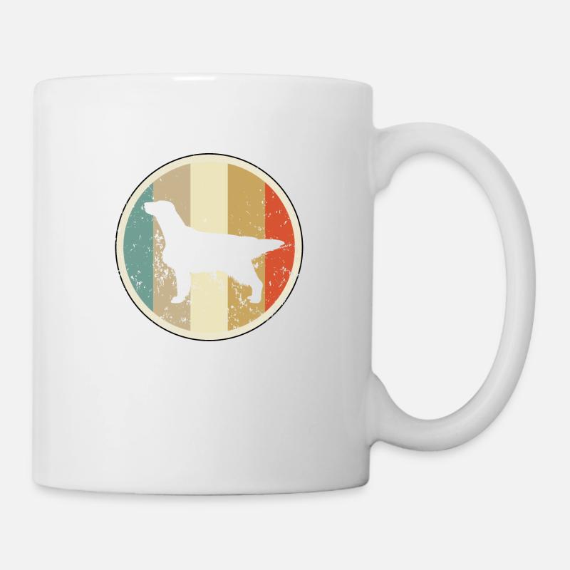Flat Coated Retriever - Tasse - Weiß