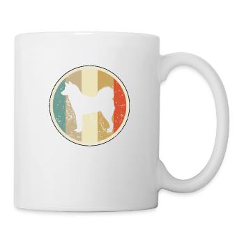 Laika (russische Hunderasse) - Tasse - Weiß - Rechts