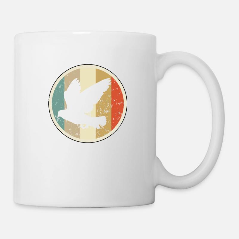 Brieftaube - Tasse - Weiß