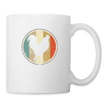 Hahn Gockel Geflügel - Tasse - Weiß - Rechts