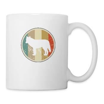 Wolf Wölfe - Tasse - Weiß - Rechts