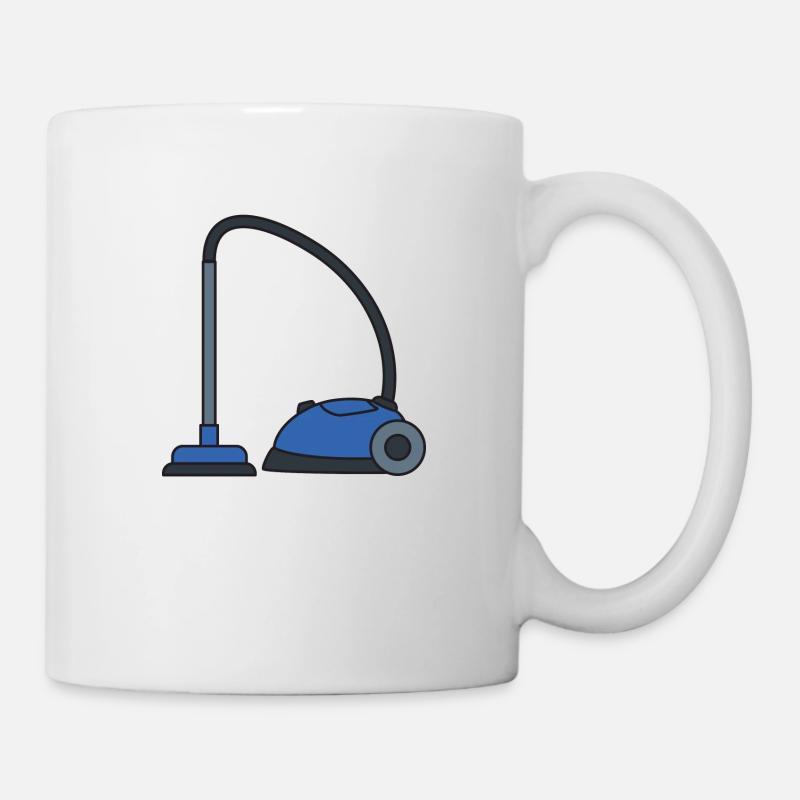 Aspirateur - Mug blanc - blanc