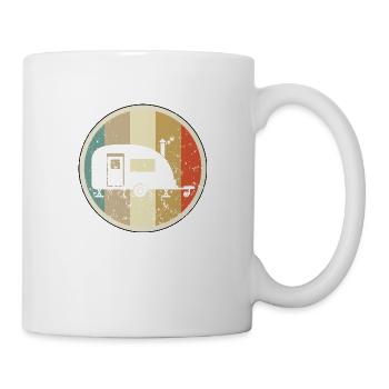 Wohnwagen Camping - Tasse - Weiß - Rechts