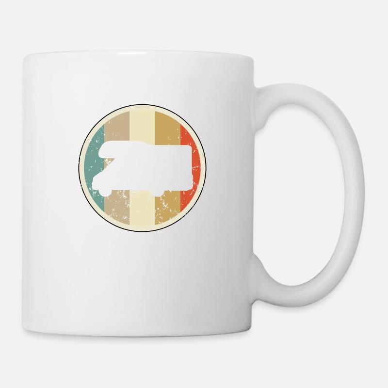 Wohnmobil Camping - Tasse - Weiß