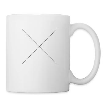 Zeichen Symbol - Tasse - Weiß - Rechts