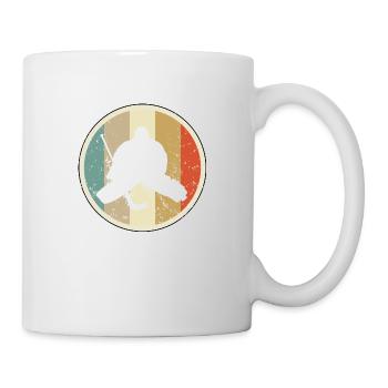 Eishockey Torwart - Tasse - Weiß - Rechts