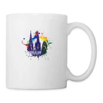 Cologne Allemagne Cologne Dom Cologne Ville Skyline - Mug blanc - blanc - Droite